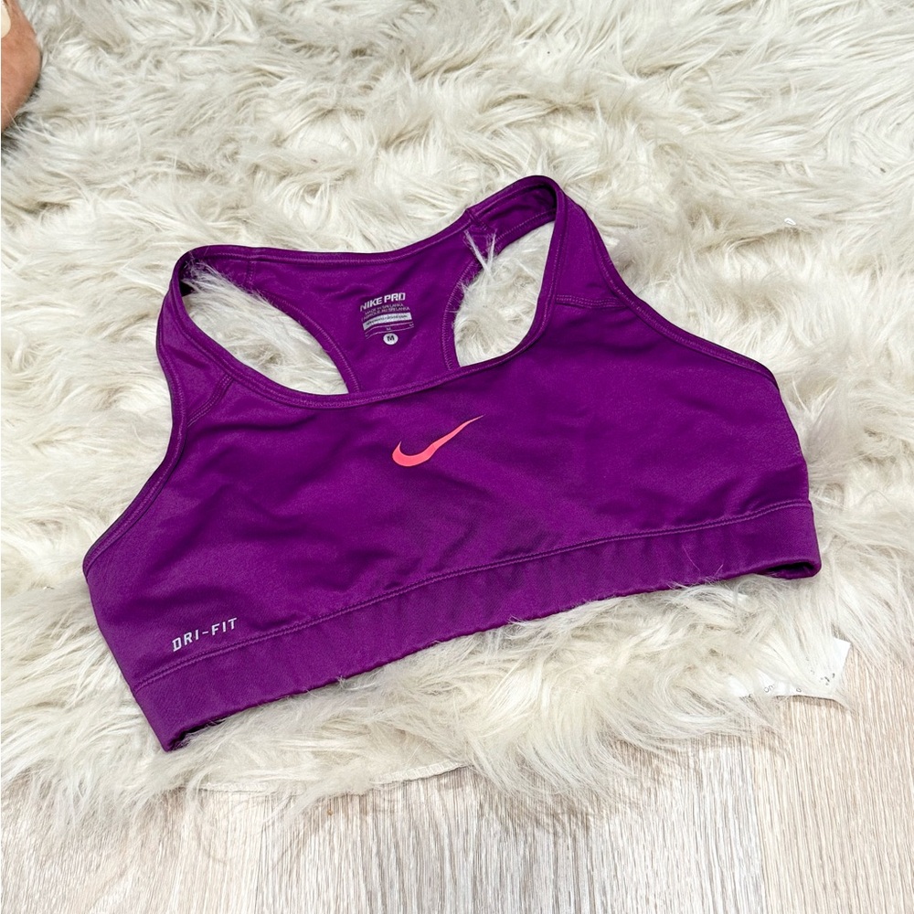 Nike Pro Purple Sports Bra